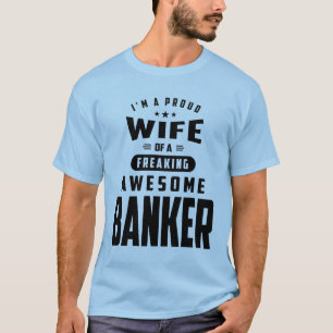 T-shirt Banker Gift Funny Job Title Profession