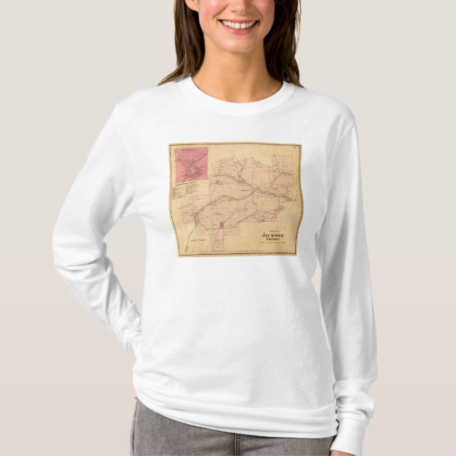 T-shirt Banlieue noire de Jackson (Devant)