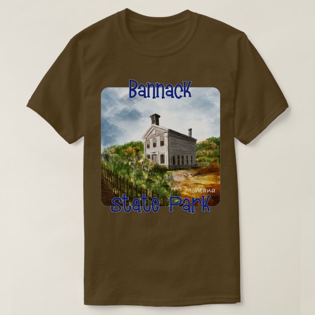 T-shirt Bannack State Park Montana (Design devant)