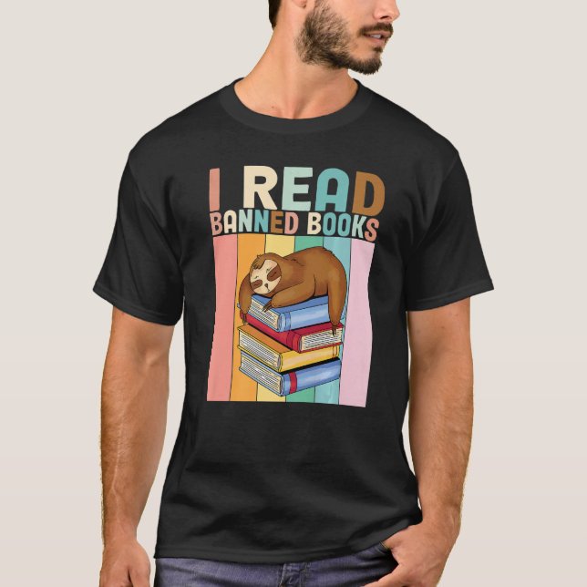 T-shirt Banned Books Bookworm I Read Banned Books   (Devant)