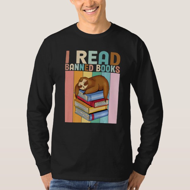 T-shirt Banned Books Bookworm I Read Banned Books   (Devant)