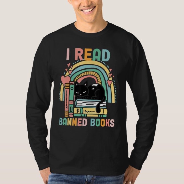 T-shirt Banned Books Quotes I Read Banned Books (Devant)