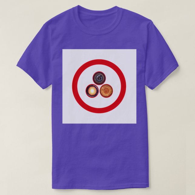 T-shirt Banner of Peace with Universe Earth Tree (Design devant)
