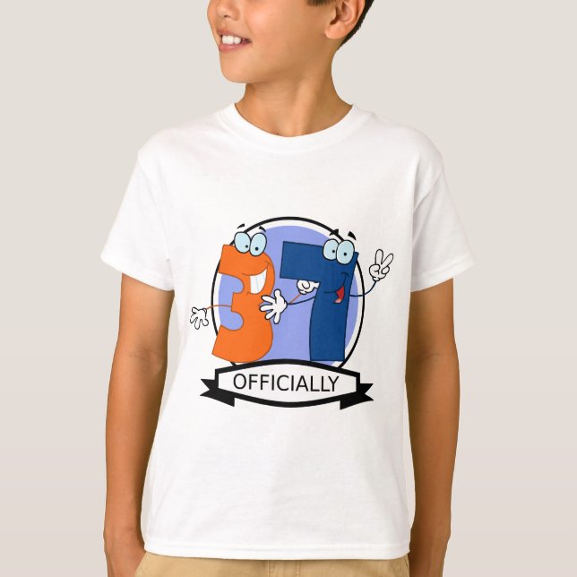 T-shirt Bannière d'anniversaire officielle 37 (Devant)