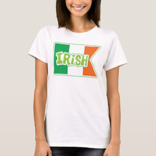 T-shirt Bannière drapeau irlandais