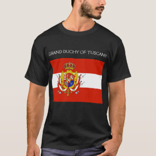 T-shirt Bannière rouge blanc Grand-Duché de Toscane