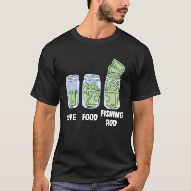 T-shirt banque d'argent de pêche (Devant)