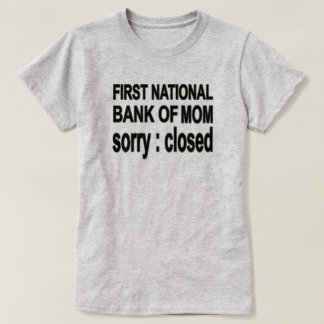 T-shirt Banque de chemise de maman