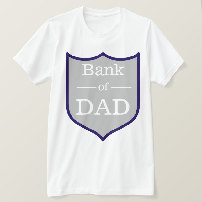 T-shirt Banque de papa (Design devant)