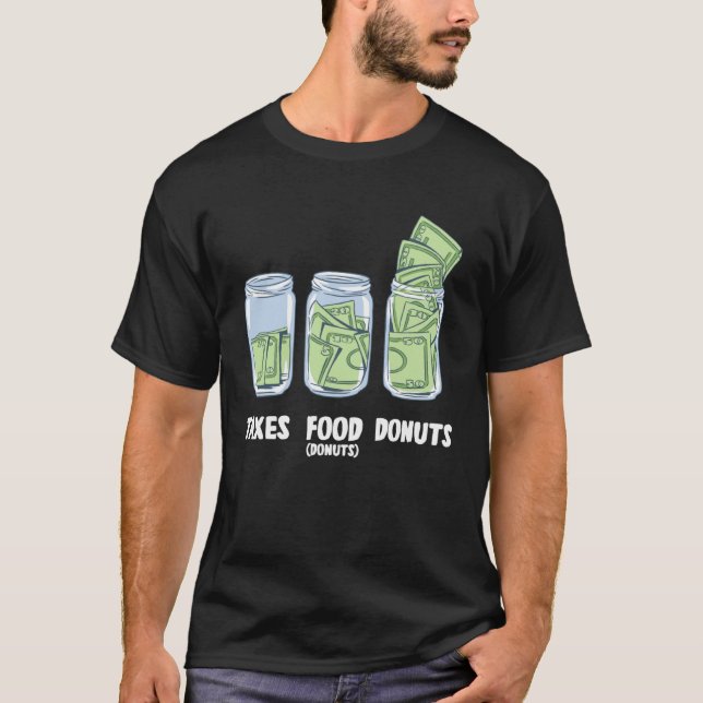 T-shirt Banque Donuts Money (Devant)