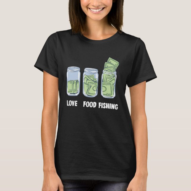 T-shirt banque monétaire de pêche (Devant)