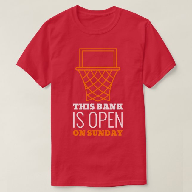 T-shirt Banque Ouverte Le Dimanche (Design devant)