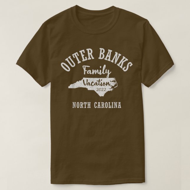 T-SHIRT BANQUES EXTÉRIEURES VACANCES FAMILIALES 2022 OBX F (Design devant)