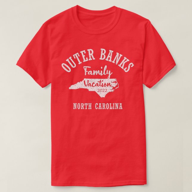 T-SHIRT BANQUES EXTÉRIEURES VACANCES FAMILIALES 2022 OBX F (Design devant)