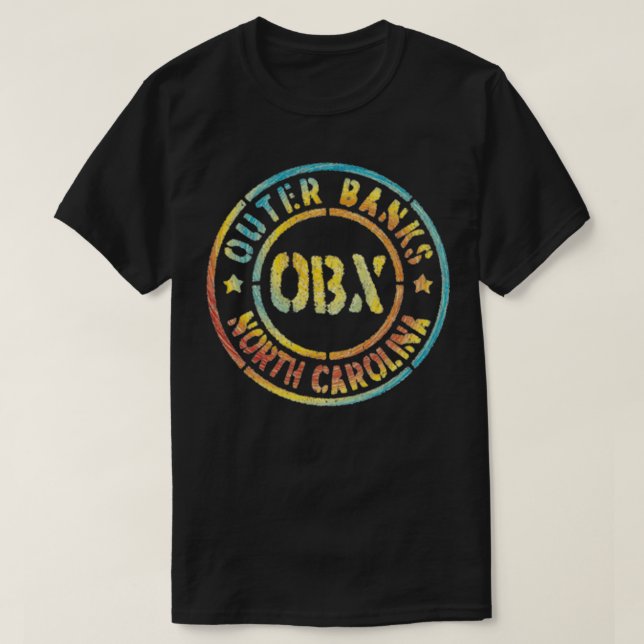 T-shirt Banques externes JCombs (OBX), basculement CN (2Cô (Design devant)