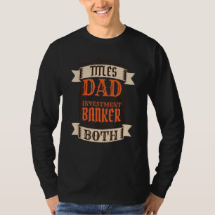 T-shirt Banquier d'investissement homme Papa et emploi Ban