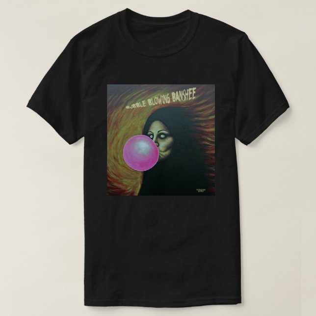 T-shirt Banshee soufflante de bulle (Design devant)