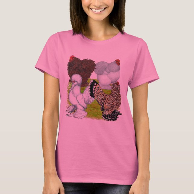 T-shirt Bantams en plumes Legs (Devant)
