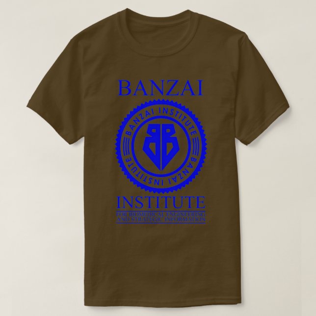 T-shirt Banzai Institute Blue Edition (Design devant)