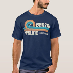 T-shirt Banzai Pipeline 80s Graphic North Shore Hawaii
