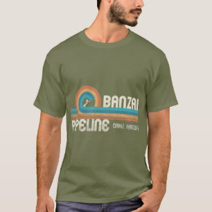 T-shirt Banzai Pipeline 80s Graphic North Shore Hawaii