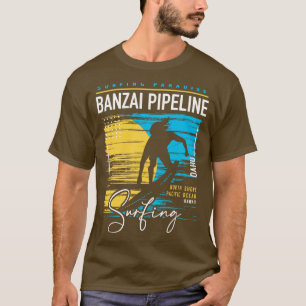 T-shirt Banzai Pipeline North Shore Hawaii Surf Surf Ha