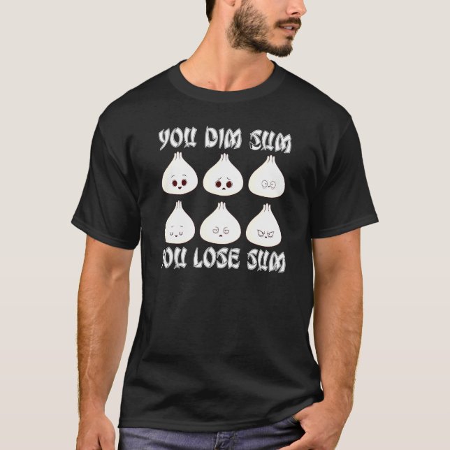 T-shirt Bao Bun Dim Sum Dumpling Potsticker Asiatique Alim (Devant)