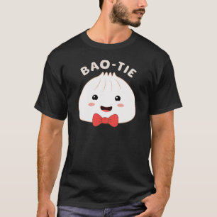 T-shirt Bao Tie noeud papillon nourriture asiatique jeu de