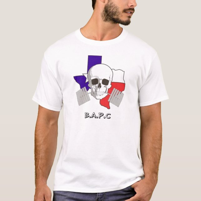 T-shirt BAPC fermé et accroupi ! (Devant)
