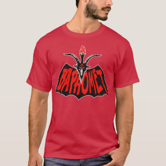 T-shirt BAPHOMET aka Batphomet rouge