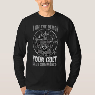 T-shirt Baphomet Chèvre Occulte Je Suis Le Démon Que Votre