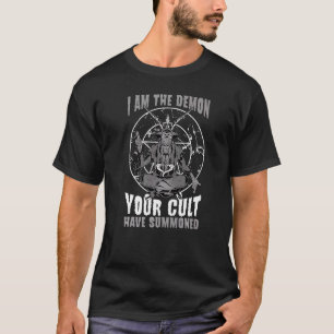 T-shirt Baphomet Chèvre Occulte Je Suis Le Démon Que Votre