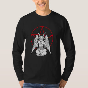 T-shirt Baphomet Demon Satanic Lucifer Beelzebub