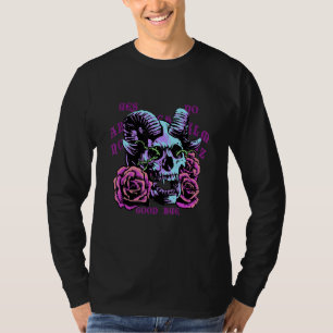 T-shirt Baphomet Goth Pastel Démon Satanique Diable Chèvre