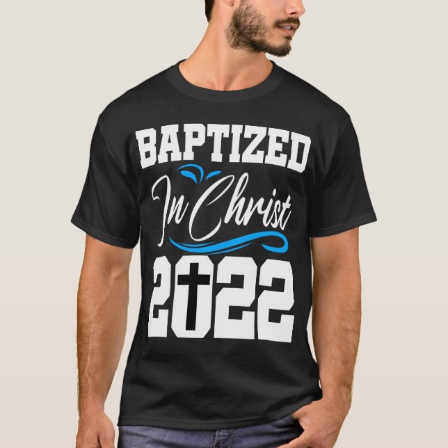 T-shirt Baptême 2022 Cadeau  (Devant)