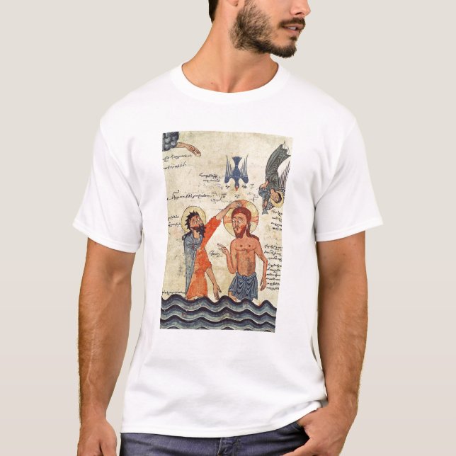 T-shirt Baptême du Christ, d'un évangile (Devant)