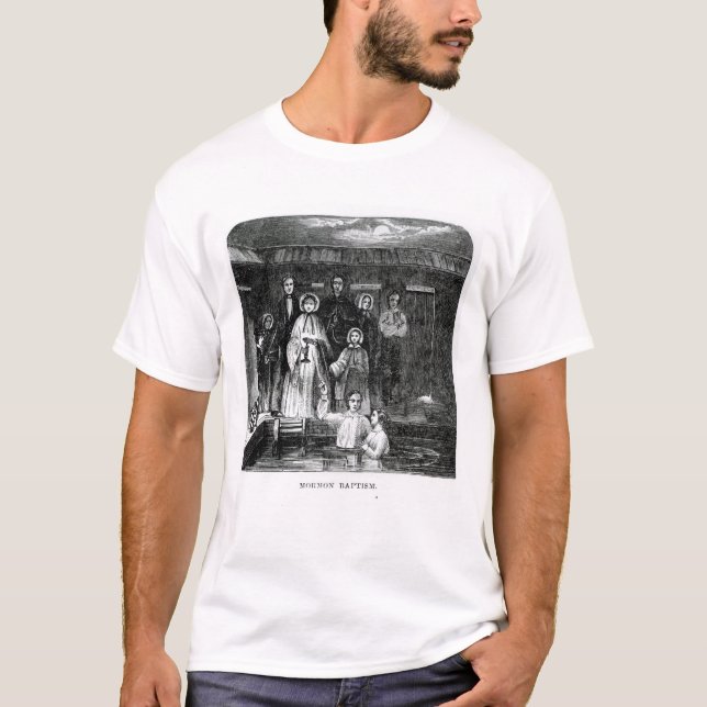 T-shirt Baptême mormon (Devant)