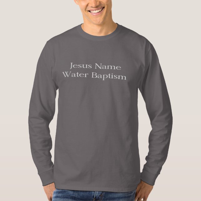 T-SHIRT BAPTÊME NOMMÉ DE L'EAU DE JÉSUS (Devant)