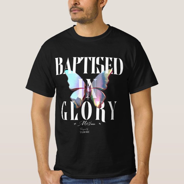 T-shirt Baptisé dans la gloire Hommes  (Devant)