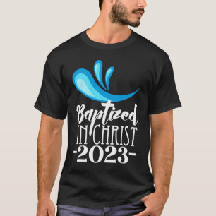 T-shirt Baptisé dans le Christ 2023 RCIA Baptême catholiqu