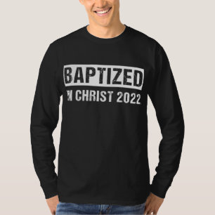 T-shirt Baptisé En Christ 2022 Nouveau Baptême Chrétien
