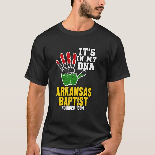 T-shirt Baptiste de l'Arkansas, ABC, Conception de HBC Sou (Devant)