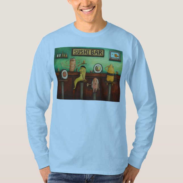 T-shirt Bar à sushis (Devant)