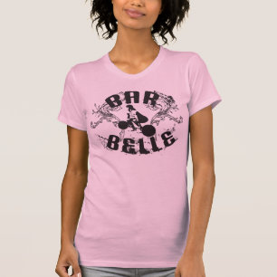T-shirt Bar Belle Bodybuilding Chemise femme