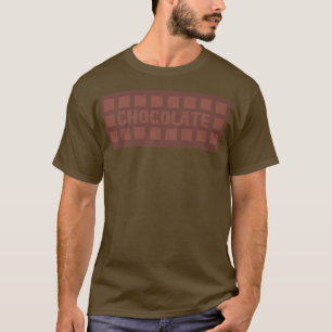 T-shirt Bar Chocolat Lait Cacao Brownie Cuisine Gâteau
