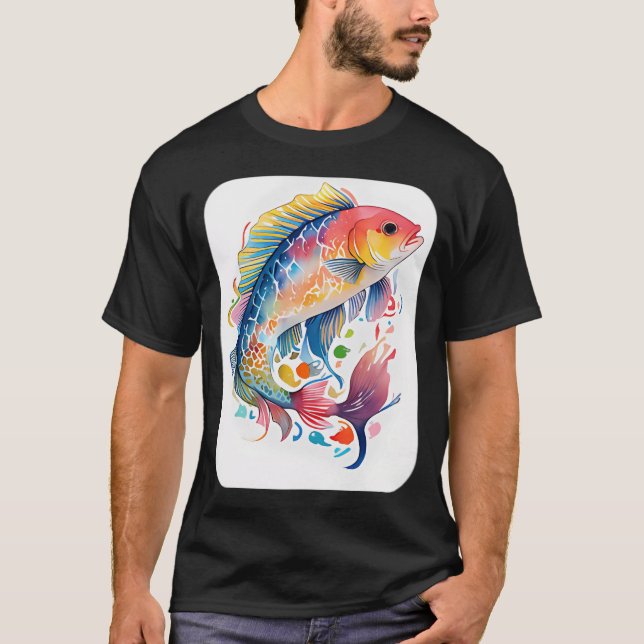 T-shirt Bar commun coloré (Devant)