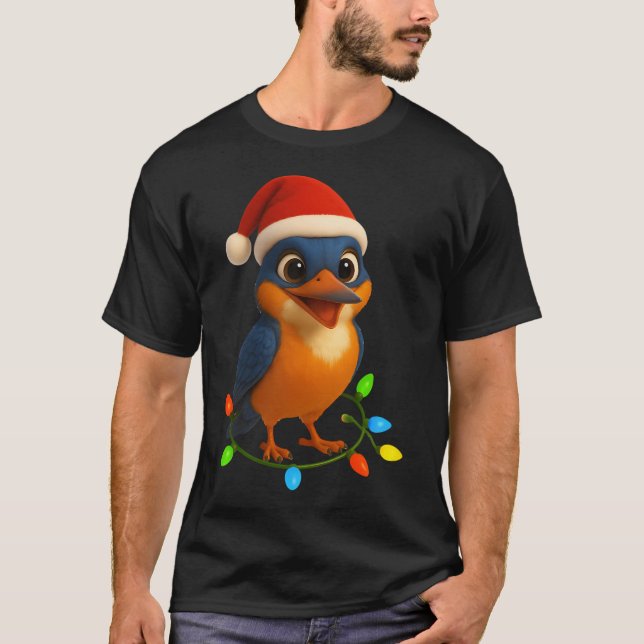 T-shirt Bar commun de Noël drôle de pêche (Devant)