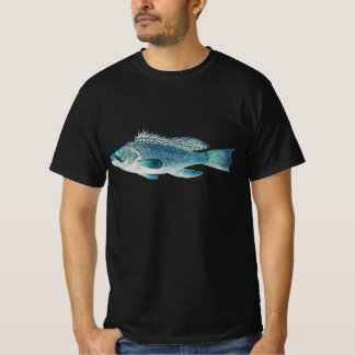 T-shirt Bar commun par S.A. Kilbourne, Poisson Vintage