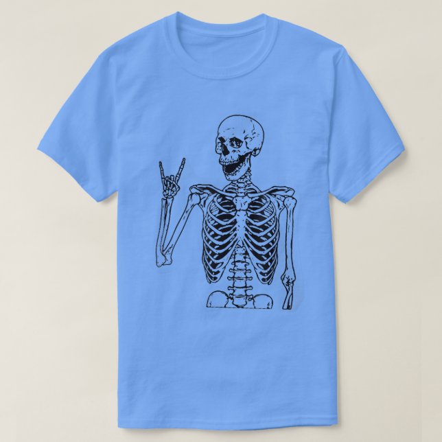 T-shirt Bar dix Duh Bartender Funny Cool Skeleton Happy H (Design devant)