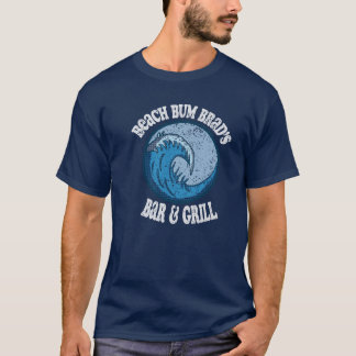T-shirt Bar et Grill Vintage Beach Bum Brad